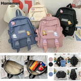 Mini Women's Backpack Waterproof Japanese Style Casual Bag