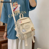 Mini Women's Backpack Waterproof Japanese Style Casual Bag