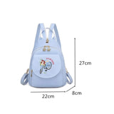Small Women's Rucksack Oxford Cloth Girls Multifunction Small Backpack