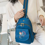 Small Women's Rucksack Oxford Cloth Girls Multifunction Small Backpack