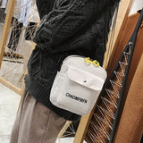 Canvas Tote Bags for Women Letter Handbag Crossbody Messenger Pouch