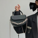 Small Women's Shoulder Messenger Bag Pu Leather Crossbody Bags Chain Mini Female