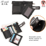Small Zipper Leather Men Wallet Pocket Male Short Wallets