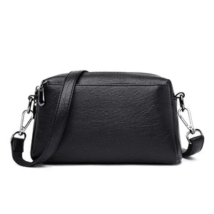 Small Zipper Pu Bags For Women Good Pu Leather Shoulder Crossbody Bag Female Sum