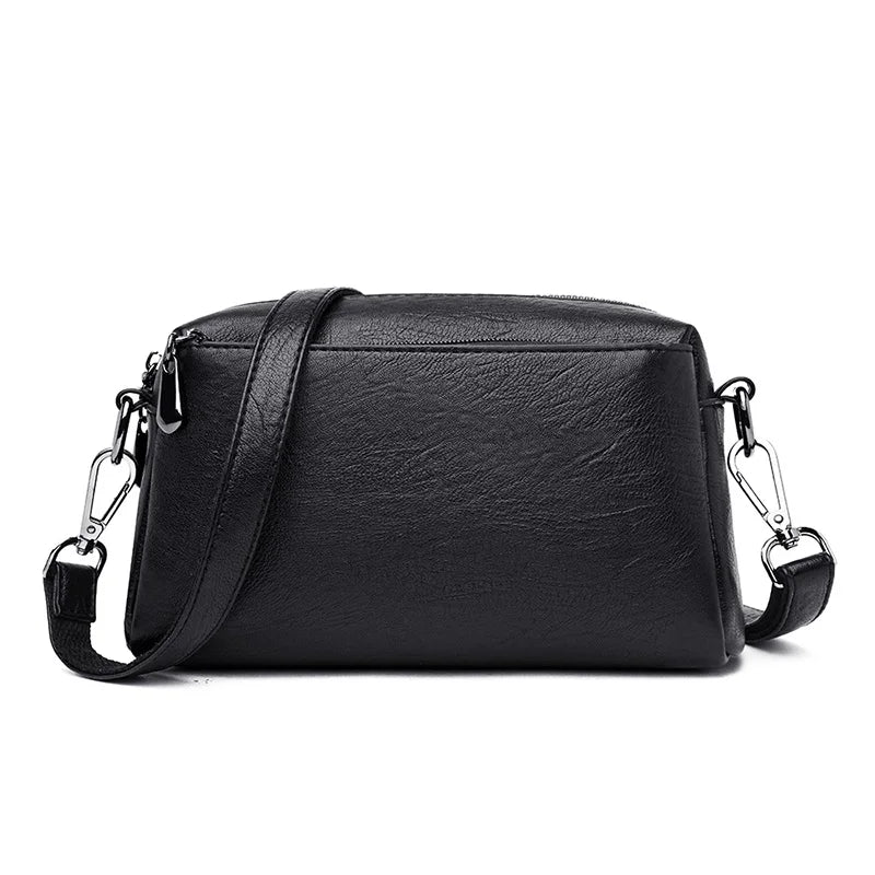 Small Zipper Pu Bags For Women Good Pu Leather Shoulder Crossbody Bag Female Sum