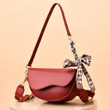 Small Women Bag Underarm Saddle Bag Casual One Shoulder Crossbody Bag