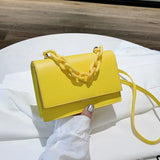 Small Bag Women Wide Shoulder Strap PU Female Bag