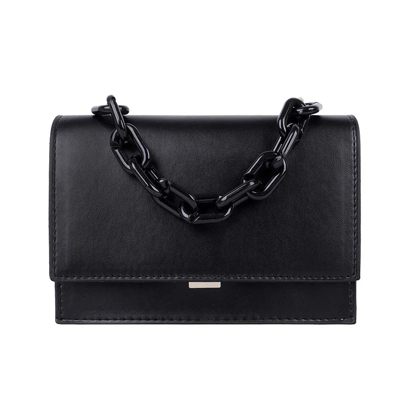 Small Bag Women Wide Shoulder Strap PU Female Bag