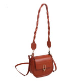Small Square Bag Strap Solid Shoulder Messenger Bag