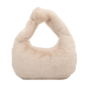 Fluffy Women's Handbag Tote Bag for Ladies