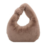 Fluffy Women's Handbag Tote Bag for Ladies