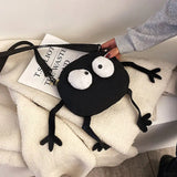 Canvas Messenger Bag Small Shoulder Purse Female Ugly Bag