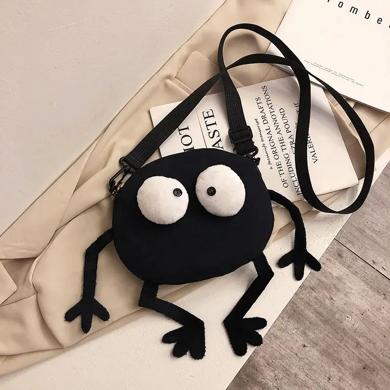 Canvas Messenger Bag Small Shoulder Purse Female Ugly Bag