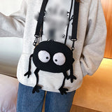 Canvas Messenger Bag Small Shoulder Purse Female Ugly Bag