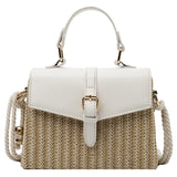Straw Box Mini Messenger Bag Women Casual Niche Handbag