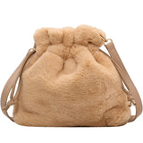Winter Plush Tote Bag Soft Handbags for Women