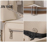 Summer PU Leather Crossbody Bag for Women, Small Flap Shoulder Bag