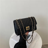 Small Fragrance Lingge Chain Bag Net Red One Shoulder Diagonal Bag