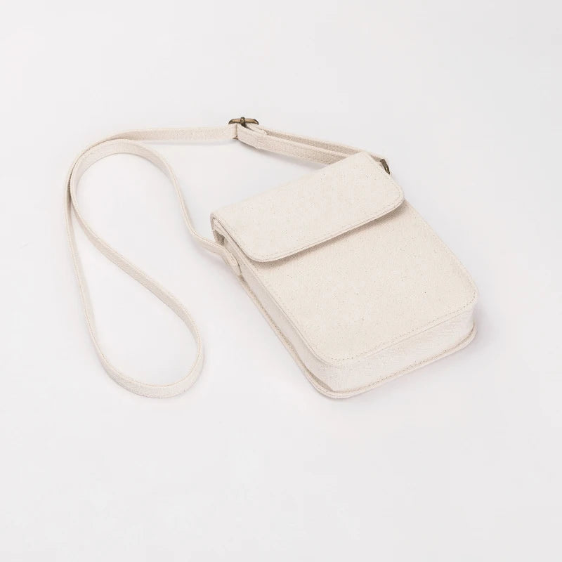 Small Fresh Female One-Shoulder Bag Girl Wild Messenger Small Cloth Bag