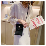 Small Cotton Linen One-Shoulder Messenger Bag for Women