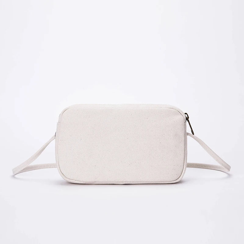 Square Bag Women's Shoulder Messenger Canvas Bag Japanese Tide