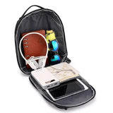 Men Messenger Bag USB Charge Waterproof Sling Chest Crossbody Bags
