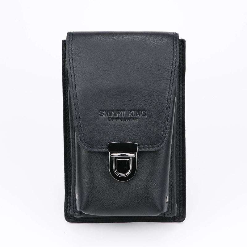 Smart King Waist Packs for Men Crazy Horse Leather Man Belt Bag
