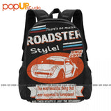 Smart Roadster 2003 Car Backpack Large Capacity Style 3d Printing Clothes Backpa