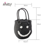 Vintage Retro Rattan Woven Straw Bag Crossbody