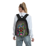 Smiling Pit Bull Backpack Men Women Bags