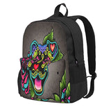 Smiling Pit Bull Backpack Men Women Bags