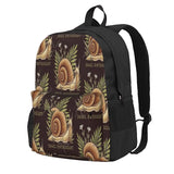 Snail Enthusiast Men's Backpacks Women's Bags for Children