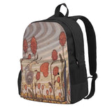 Snail In The Flowers Backpacks Men's and Women's Backpack