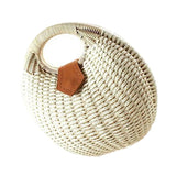 Snail's Nest Tote Handbag Summer Beach Bag Woman Straw Bag