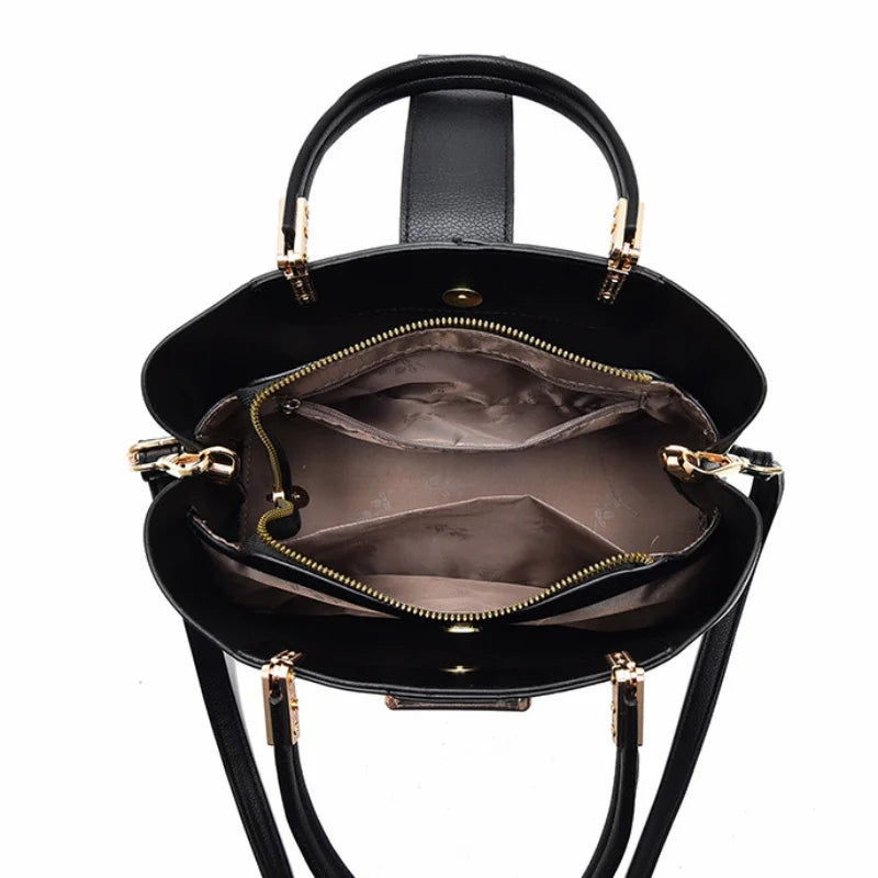 Vintage Snake Pattern Handbags for Women Shoulder Bag