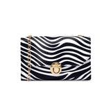 Snake Pattern Shoulder Bag Chain Small Square Bag
