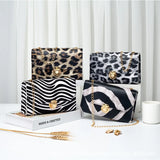 Snake Pattern Shoulder Bag Chain Small Square Bag
