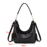 Snake Print Messenger Bag Women's Crossbody Shoulder Handbag Silver