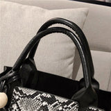 Snake Women's Crossbody Shoulder Bag High PU Party Handbag