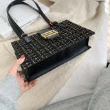 Snake Pattern Winter PU Ladies Shoulder Bag