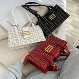 Snake Pattern Winter PU Ladies Shoulder Bag