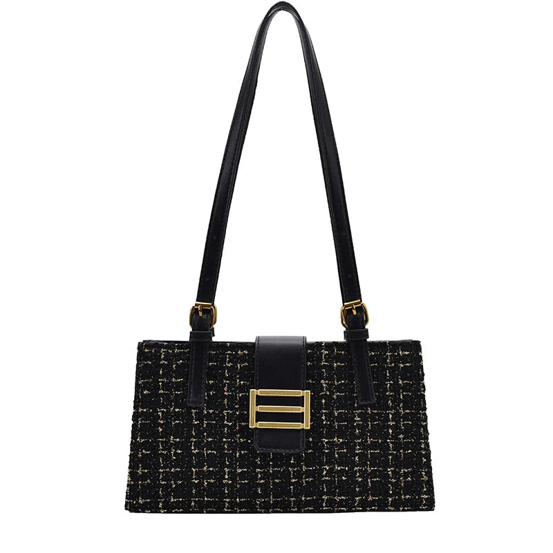 Snake Pattern Winter PU Ladies Shoulder Bag