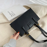Snake Pattern Winter PU Ladies Shoulder Bag