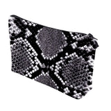 Snakeskin 3D Printing Makeup Bag Cosmetic Organizer Bag Women Storage Bag
