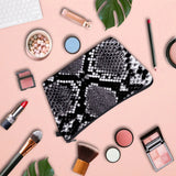 Snakeskin 3D Printing Makeup Bag Cosmetic Organizer Bag Women Storage Bag