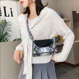 Snakeskin Pattern Handbag Shoulder Bag for Women