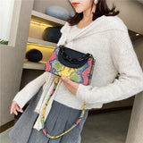 Snakeskin Pattern Handbag Women's Shoulder Bag Ladies Crossbody Bag Purse