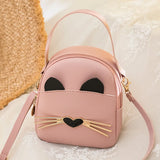 Solid Leather Backpack Shoulder Bag For Men Women
