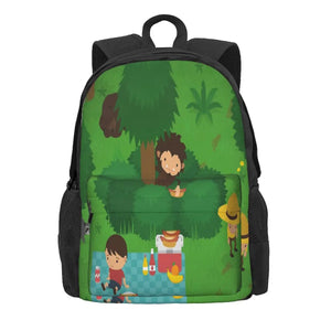 Sasquatch Picnic Backpack Vintage Men's Women's Bags