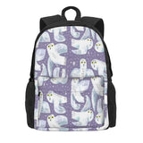 Snowy Owls Backpacks Men's & Women's School Bag
